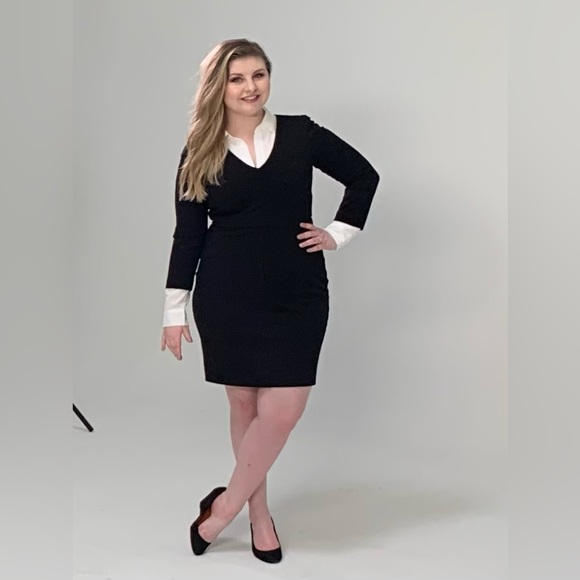 J. Crew 3/4 Sleeve Classic Work Date Dress - Picture 7 of 8